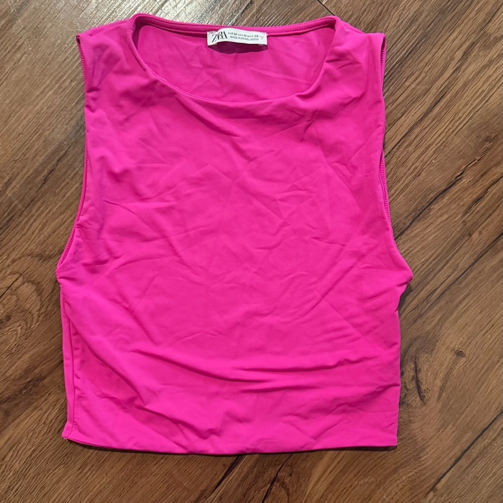 zara crop top